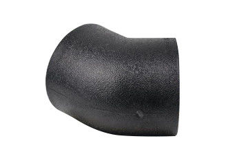 الاستطالة عند كسر الماء 45 ° تركيبات أنابيب الكوع بعقب HDPE