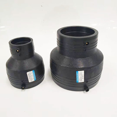 انصهار كهربائي HDPE مخفض اقتران 200 * 110 مم PE100