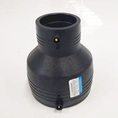 انصهار كهربائي HDPE مخفض اقتران 200 * 110 مم PE100