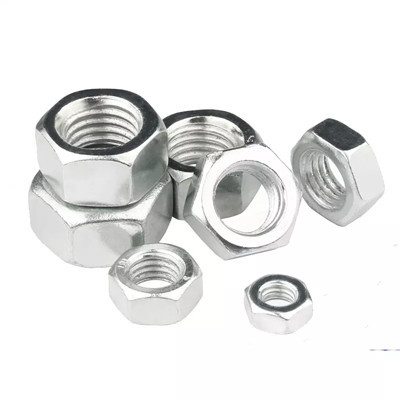 DIN934 SS304316 مواسير فولاذية صناعية مجلفنة صواميل سداسية SS