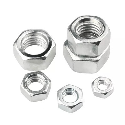 DIN934 SS304316 مواسير فولاذية صناعية مجلفنة صواميل سداسية SS