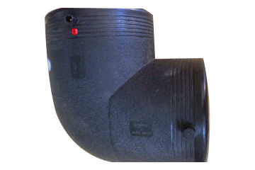 البيئة الخارجية 90 ° الكوع الكهربائي pe من تجهيزات أنابيب HDPE