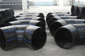 النفط والغاز الطبيعي بعقب اللحام 90 ° تركيبات الأنابيب الكوع HDPE