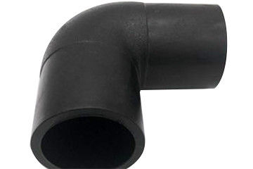 المياه أنابيب الصرف الصحي إمدادات المياه بعقب 90 ° PE الكوع من تجهيزات الأنابيب HDPE