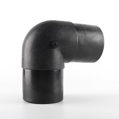 DIN 200mm PE أنبوب تركيب 90 درجة HDPE الكوع