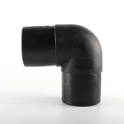 DIN 200mm PE أنبوب تركيب 90 درجة HDPE الكوع